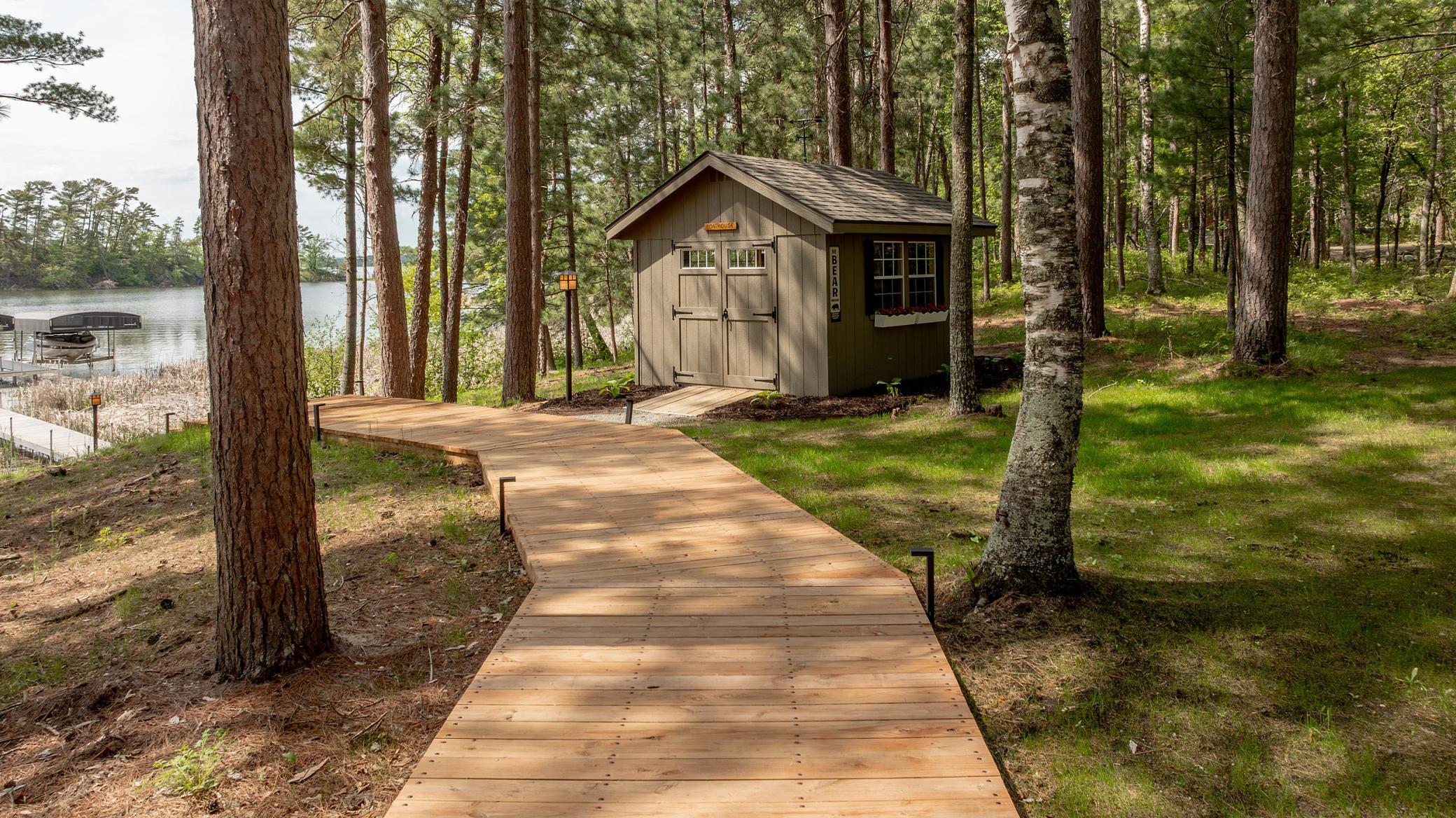 Walkway to Lake