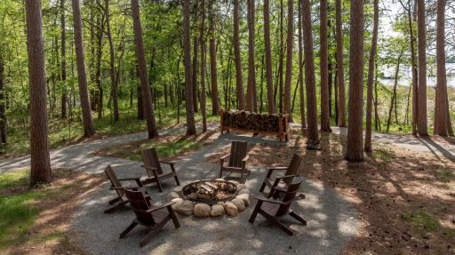 Gather ‘round the fire pit—perfect for stories, s’mores, and starry nights surrounded by nature.