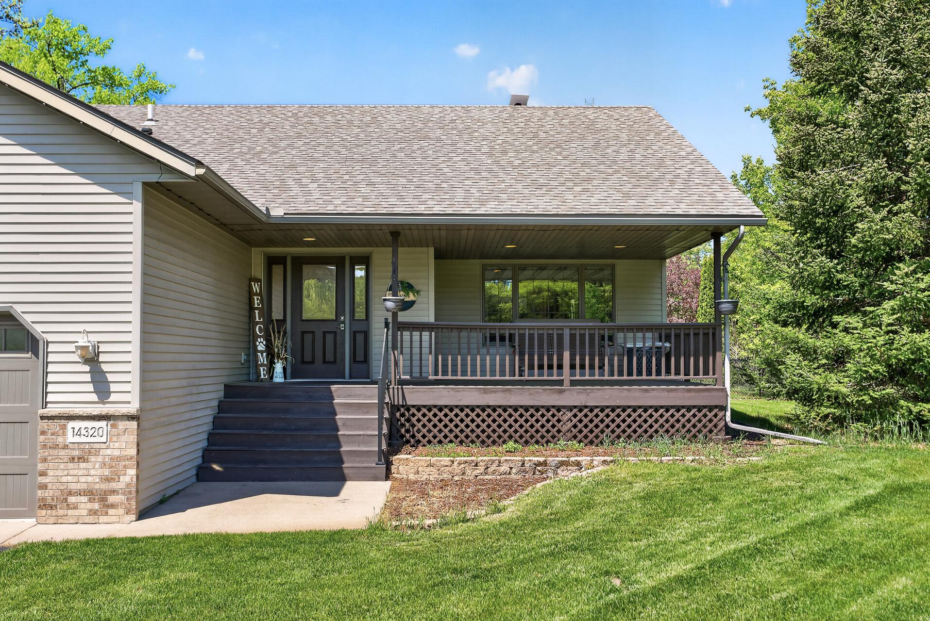 Enjoy spending time on the front porch.