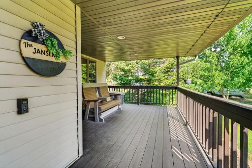 Enjoy the beautiful view from the front porch.
