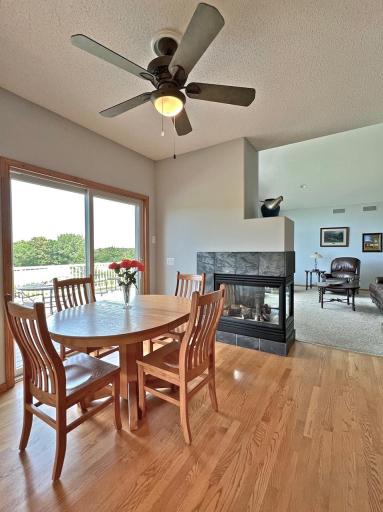 Eat in kitchen with panoramic views of golf course