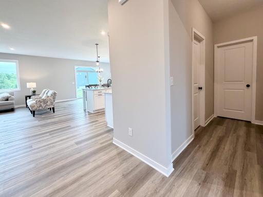 9686 32nd St NE- Hallway view to mudroom and kitchen.