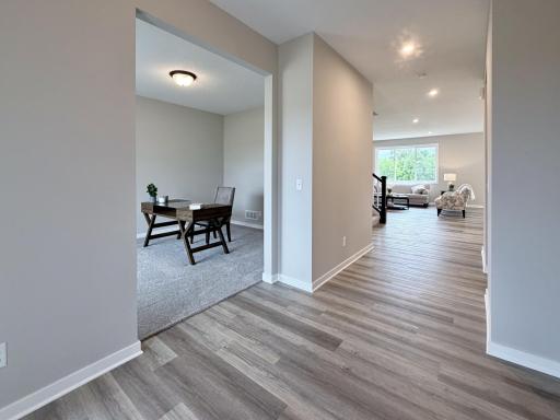 9686 32nd St NE- Foyer view to flex room and great room.