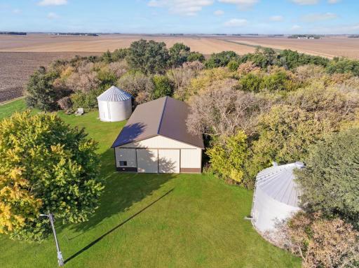 Established Grove with ample storage buildings