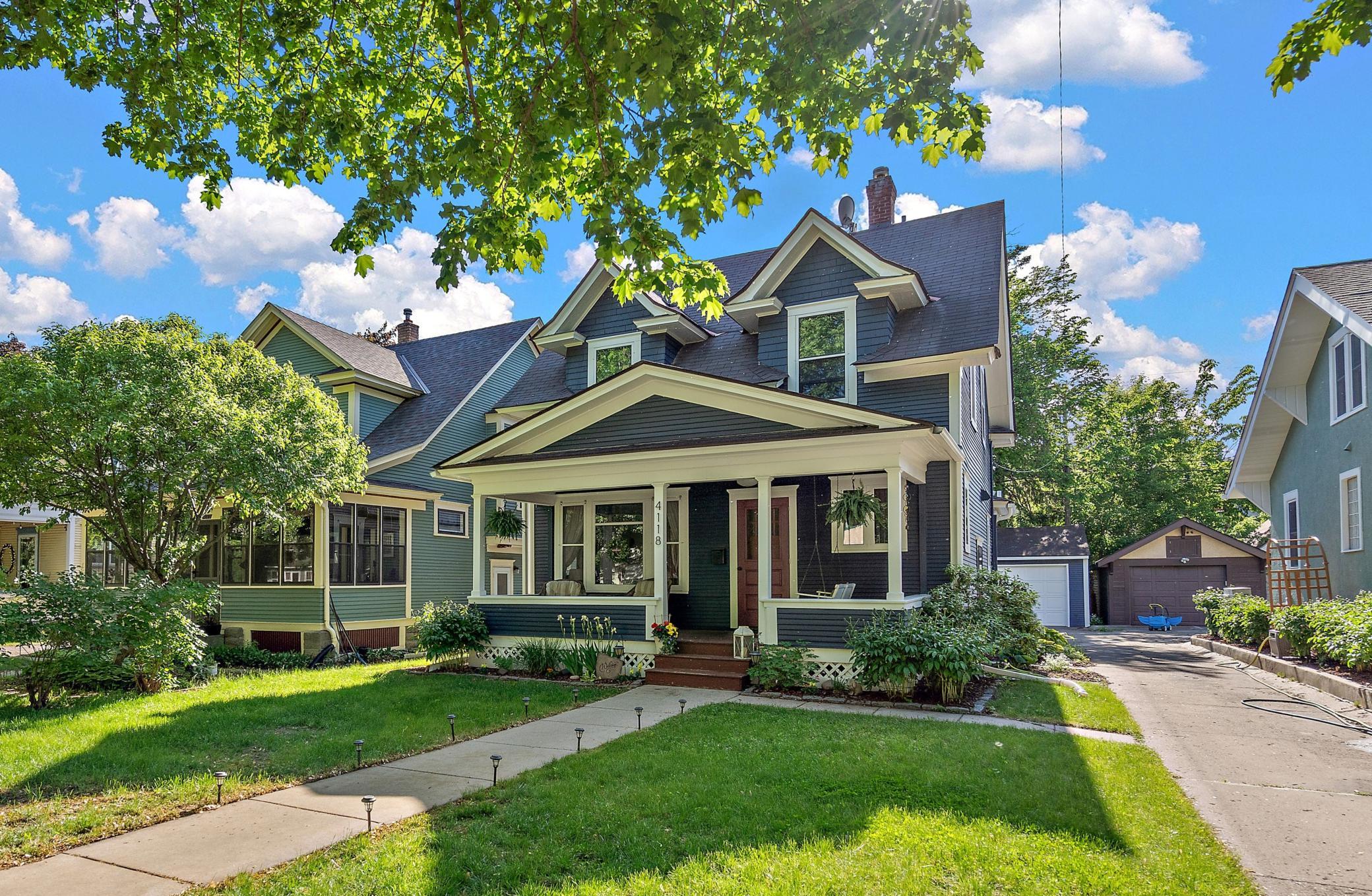Updates by the homeowner include painting the exterior