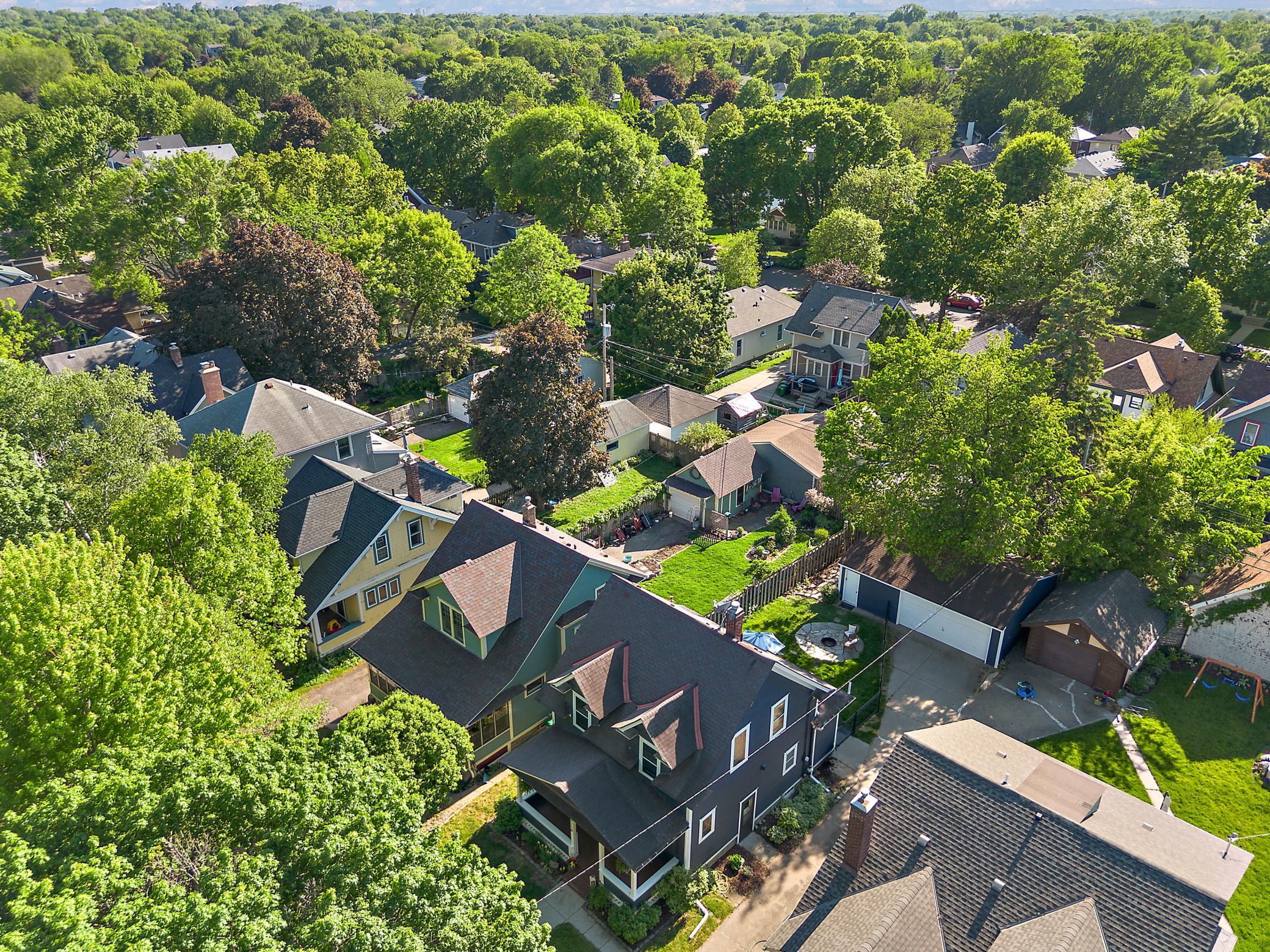 Wonderful tree-line streets in Kingfield