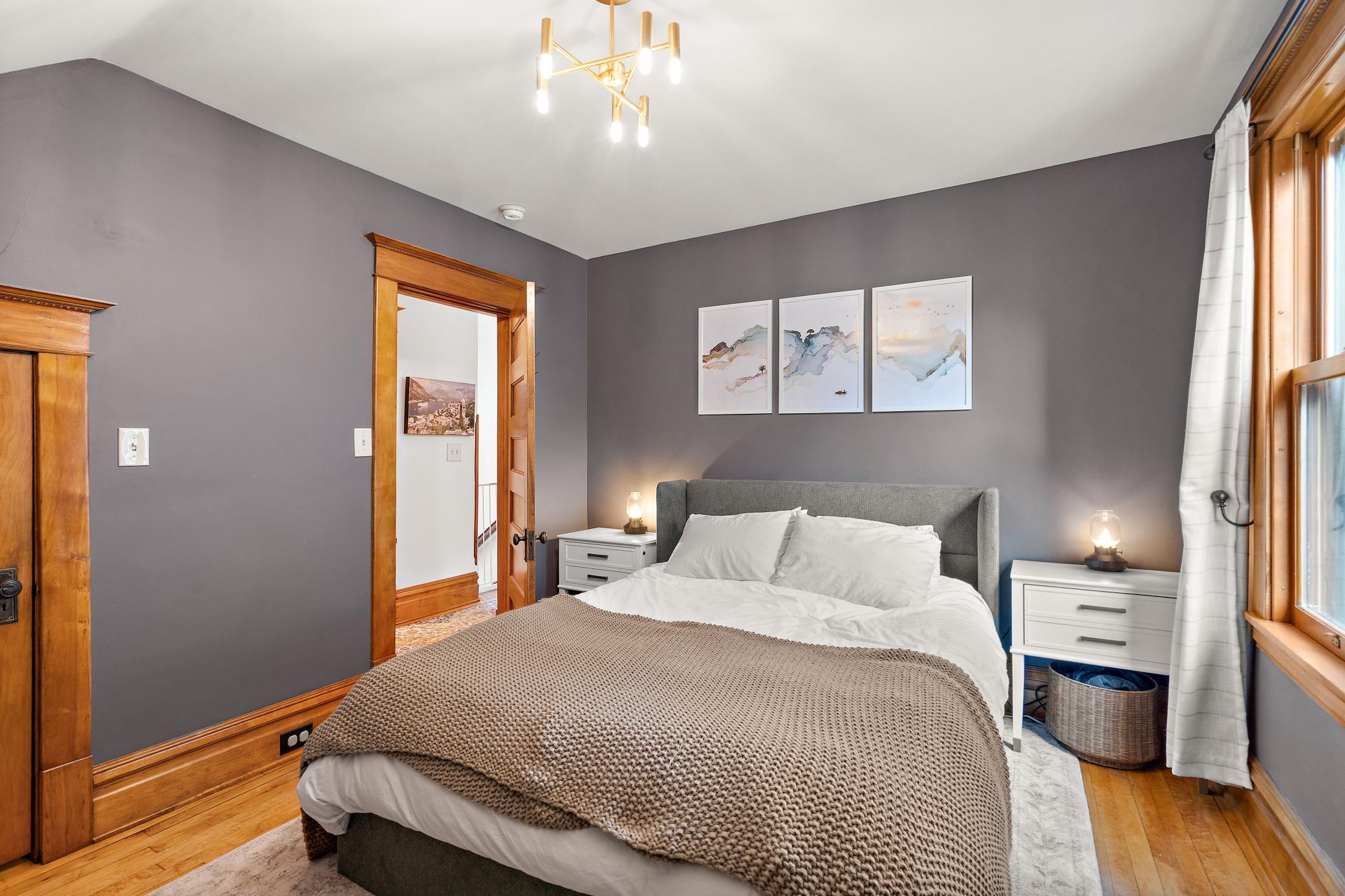 1 of 3 bedrooms on the upper level