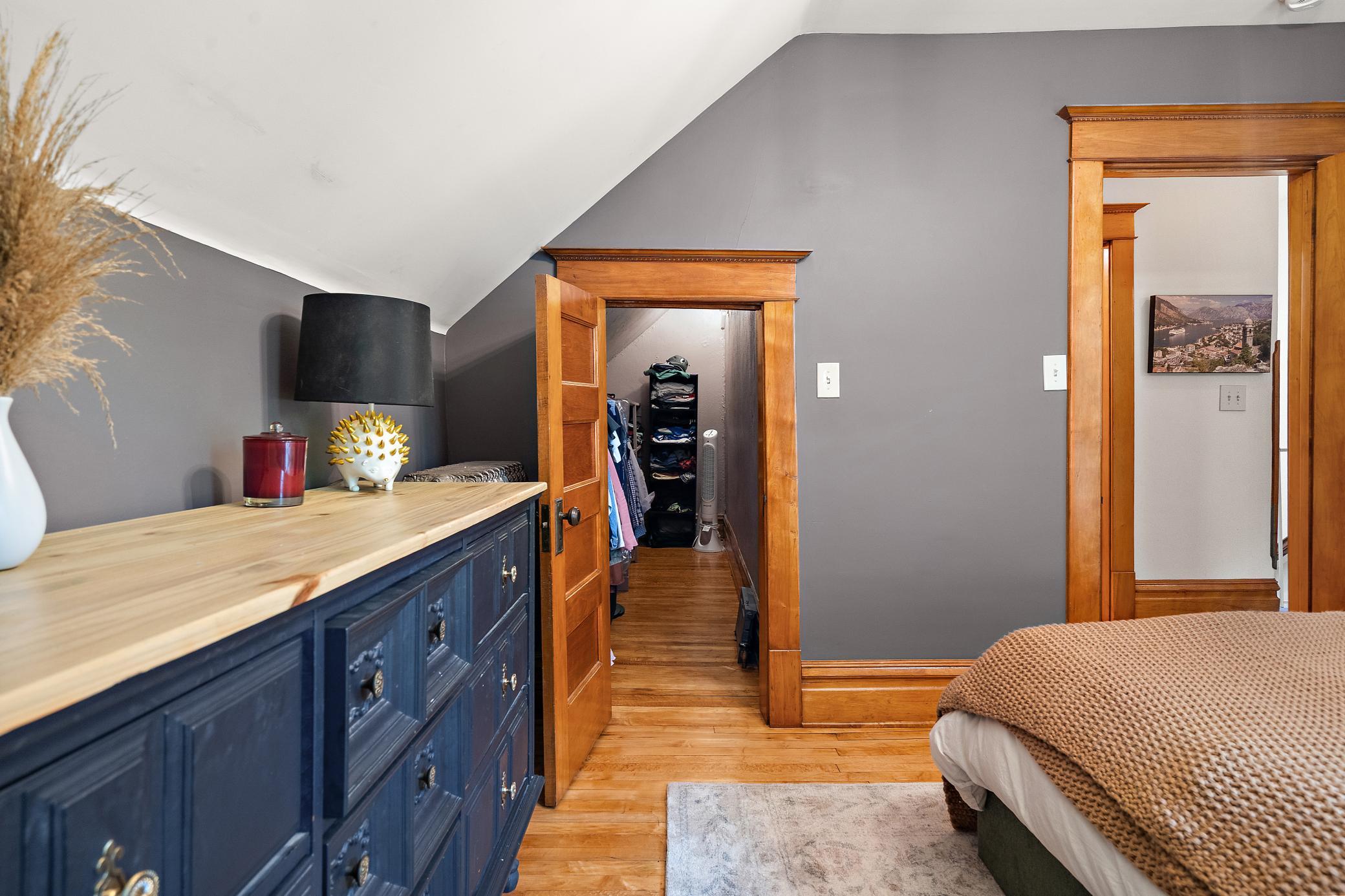 Hard to find deep walk-in closet
