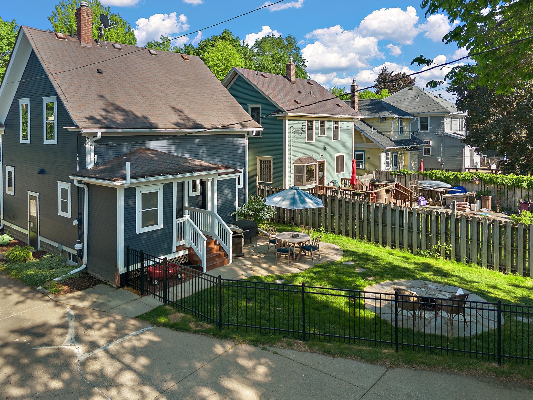 There are multiple ways to enjoy the backyard