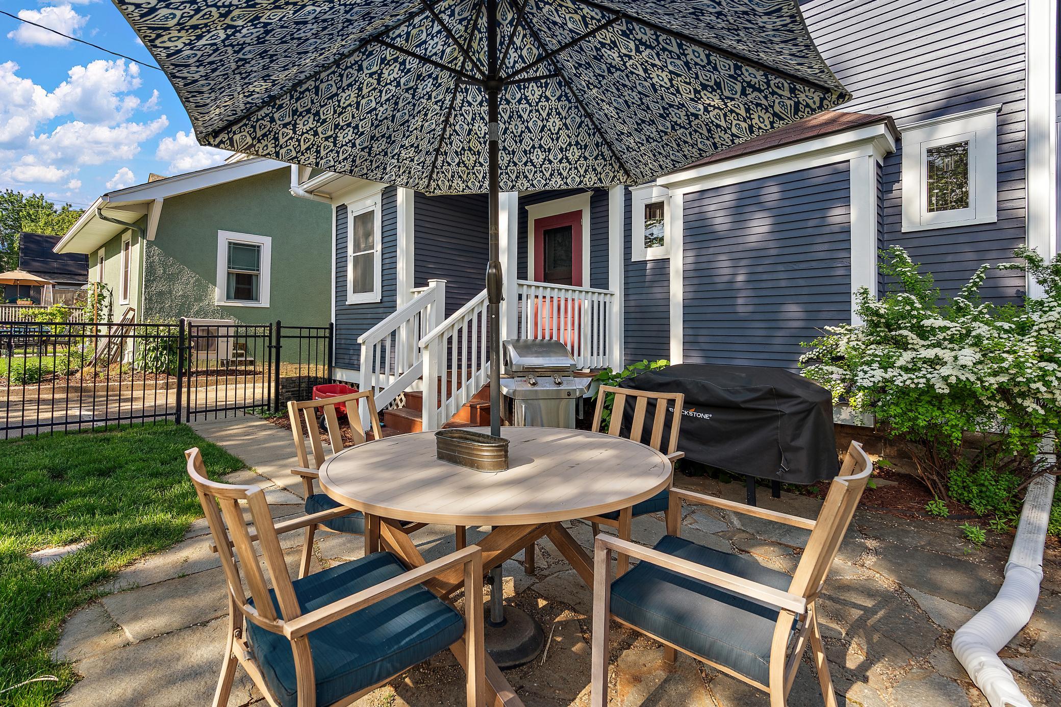 Summer meals on the patio