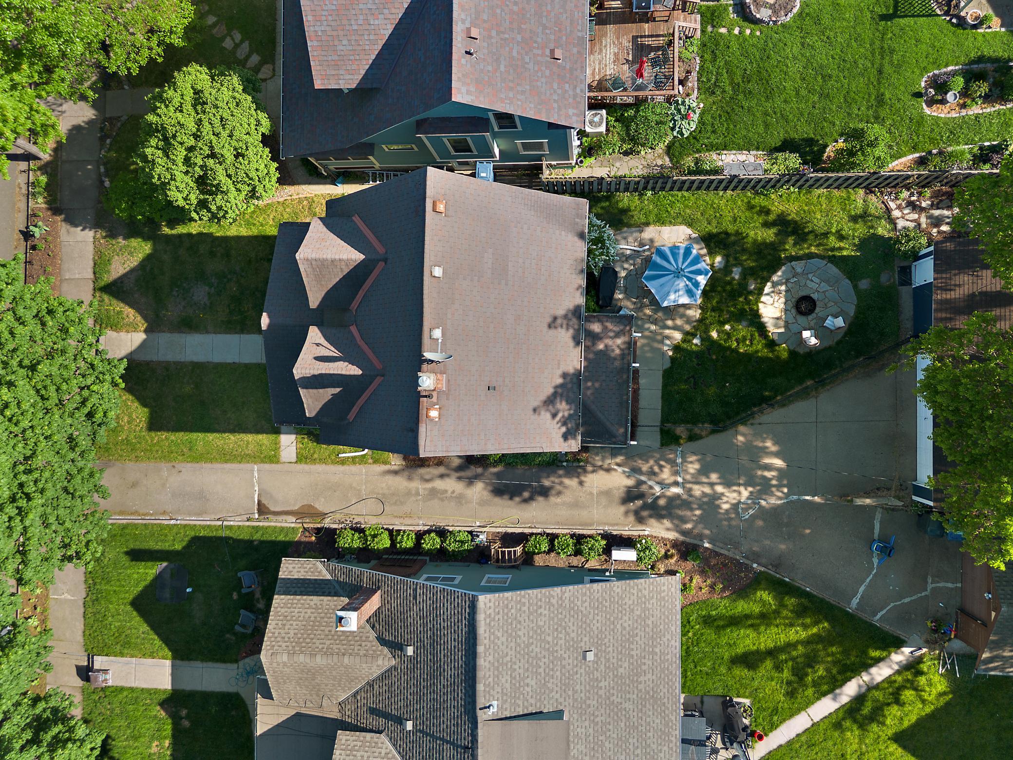 A look a the lot from above