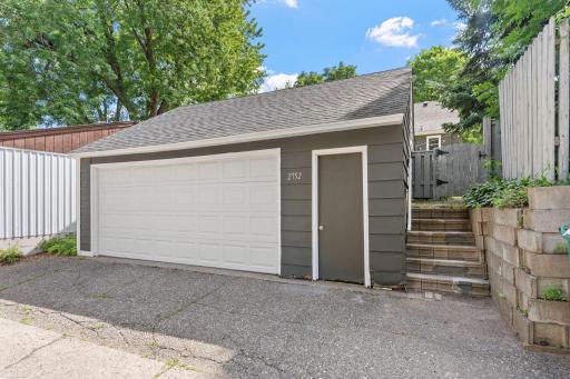 Oversized 2 car garage with new roof in 2024