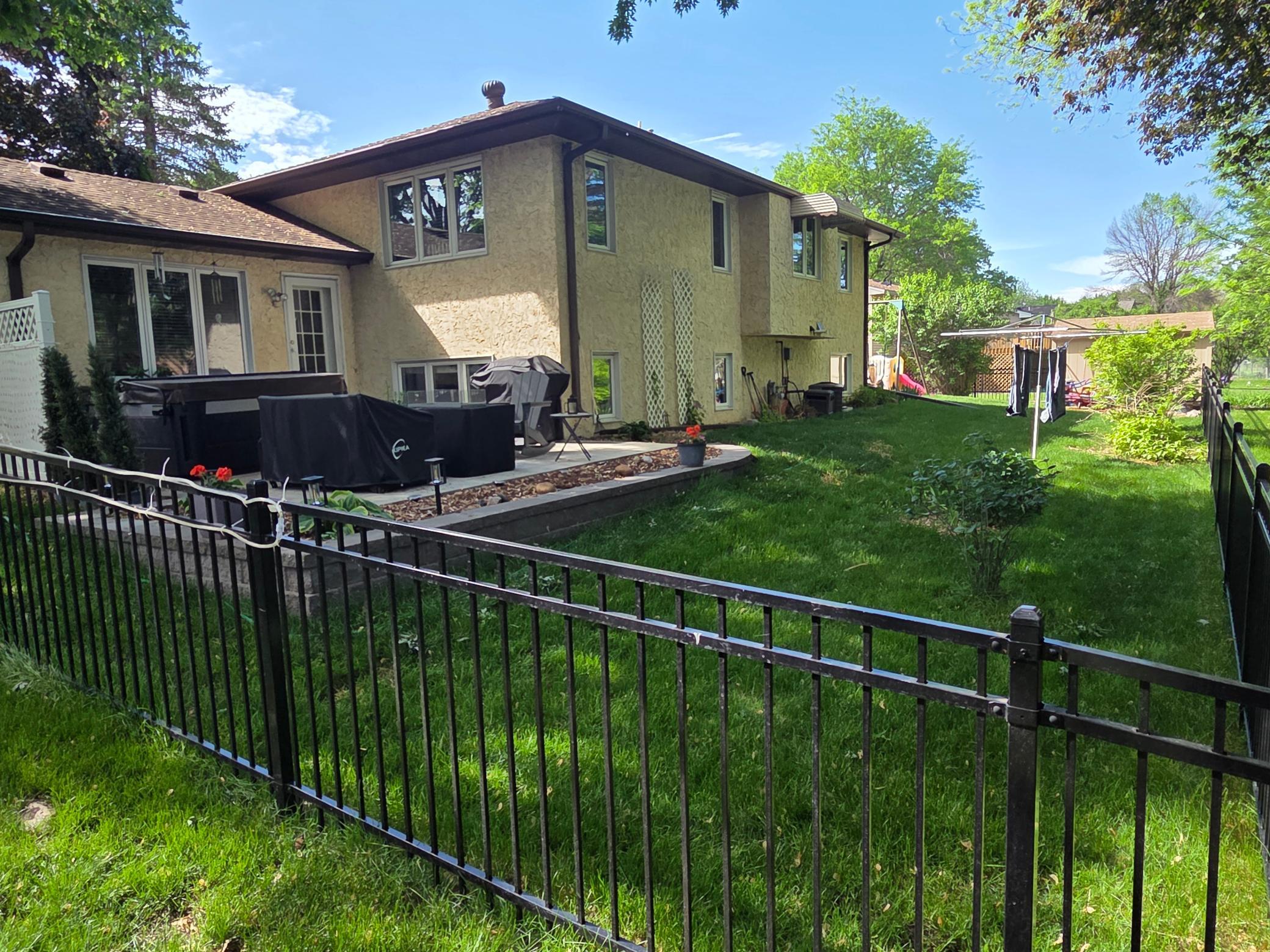 Full Steel Fenced Backyard