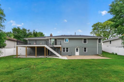 Deck and patio