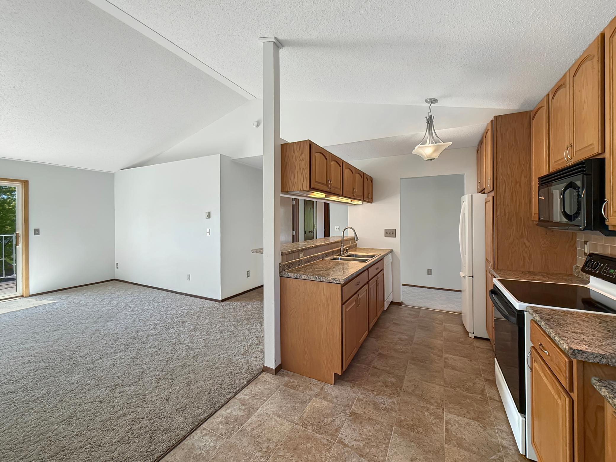 Kitchen & Living Room