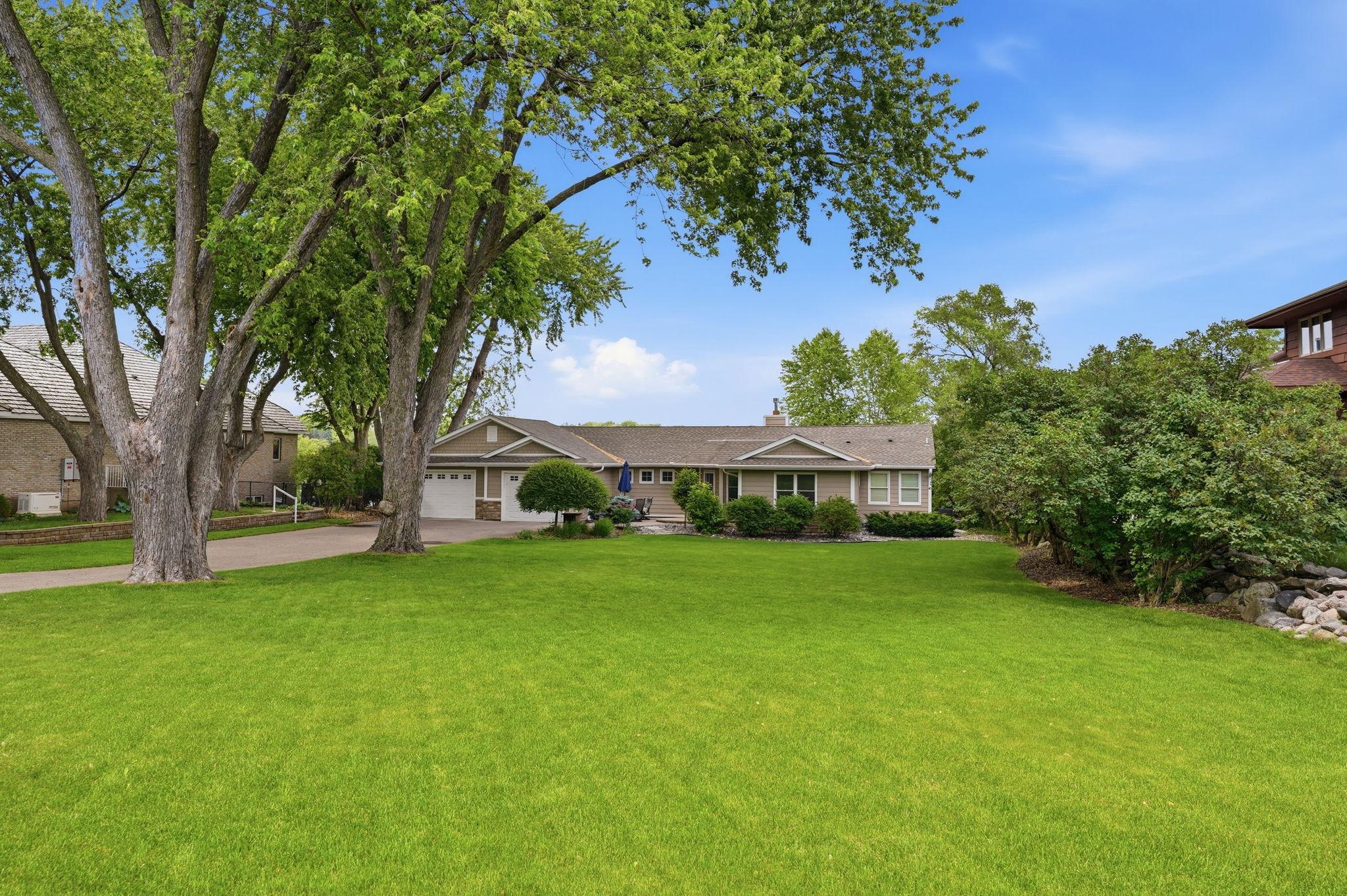 Front exterior - 1.7 acre lot on Silver Lake