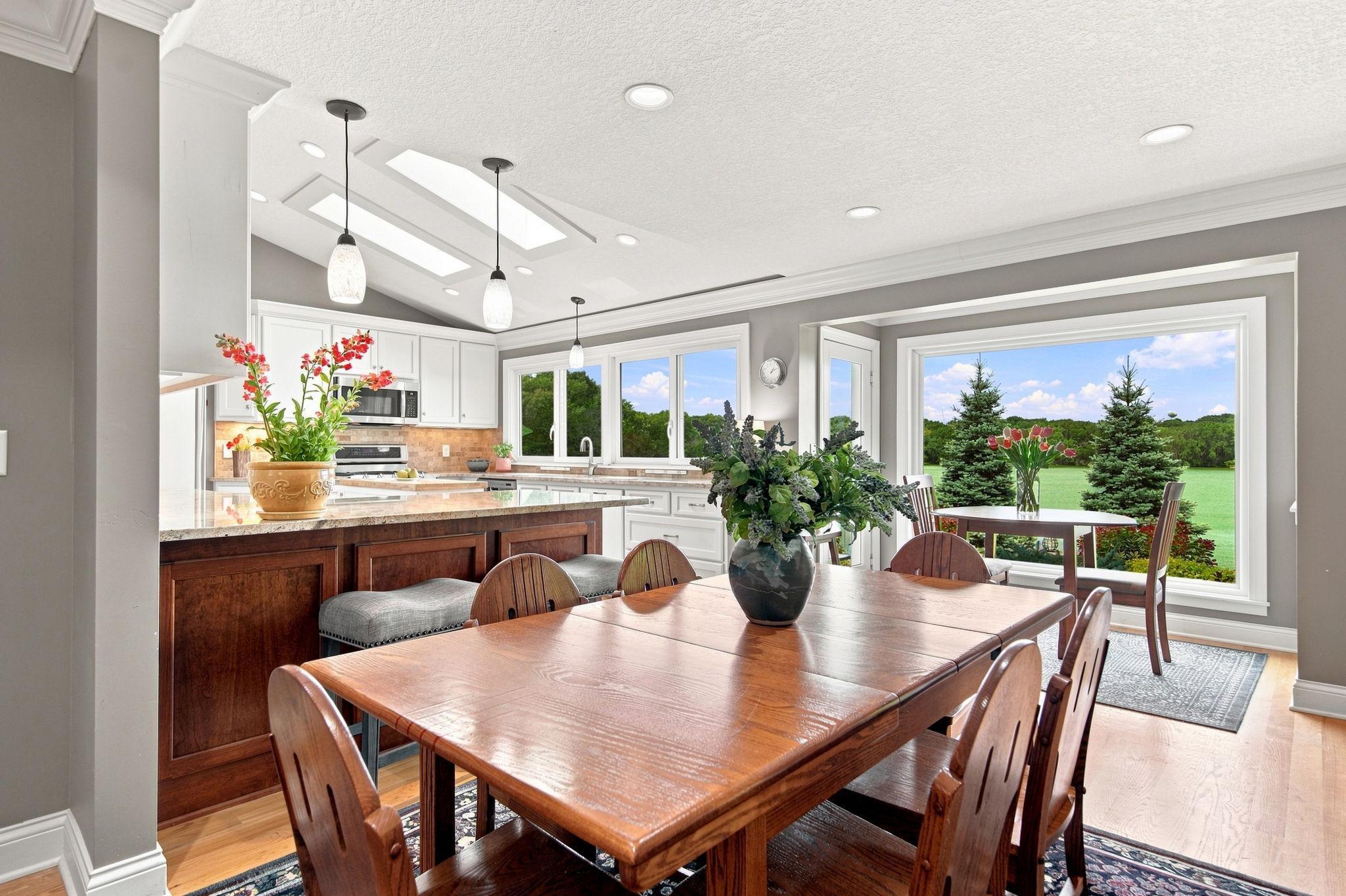 Dining room with room to entertain