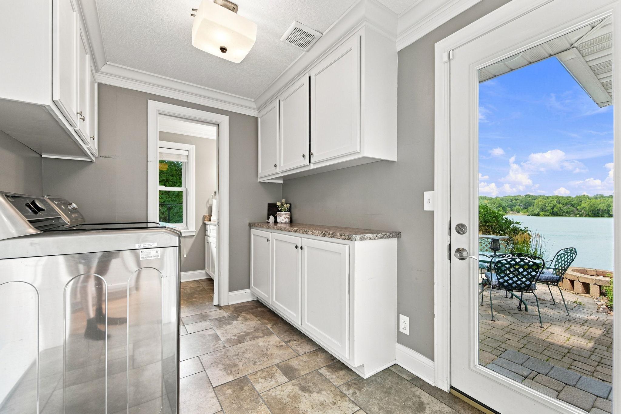 Easy access from the patio into the home