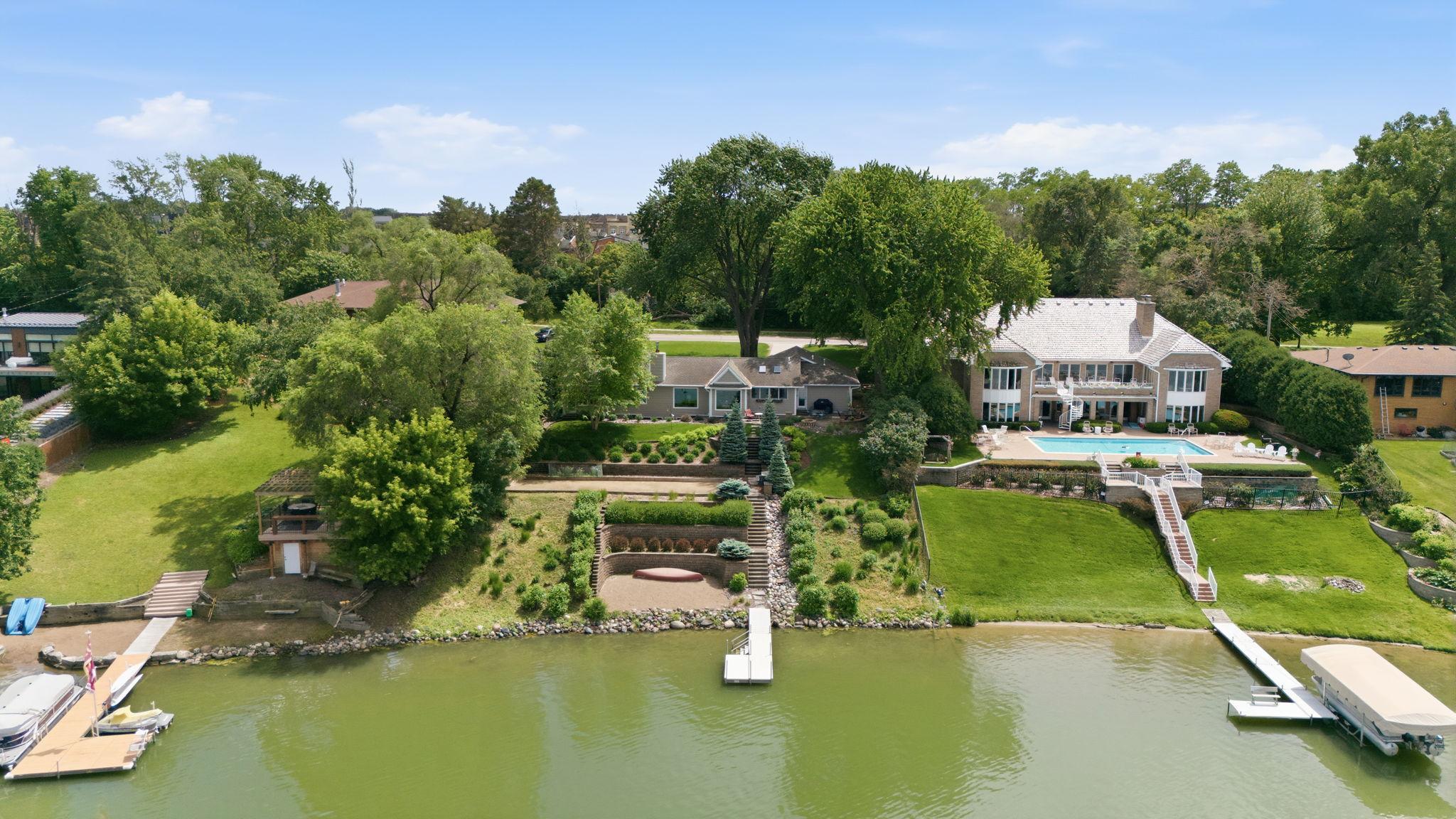View of home from the lake