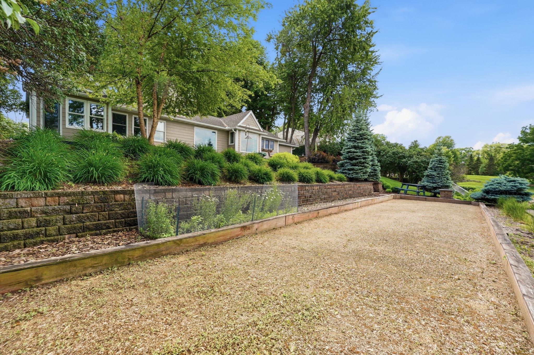 Bocce ball court