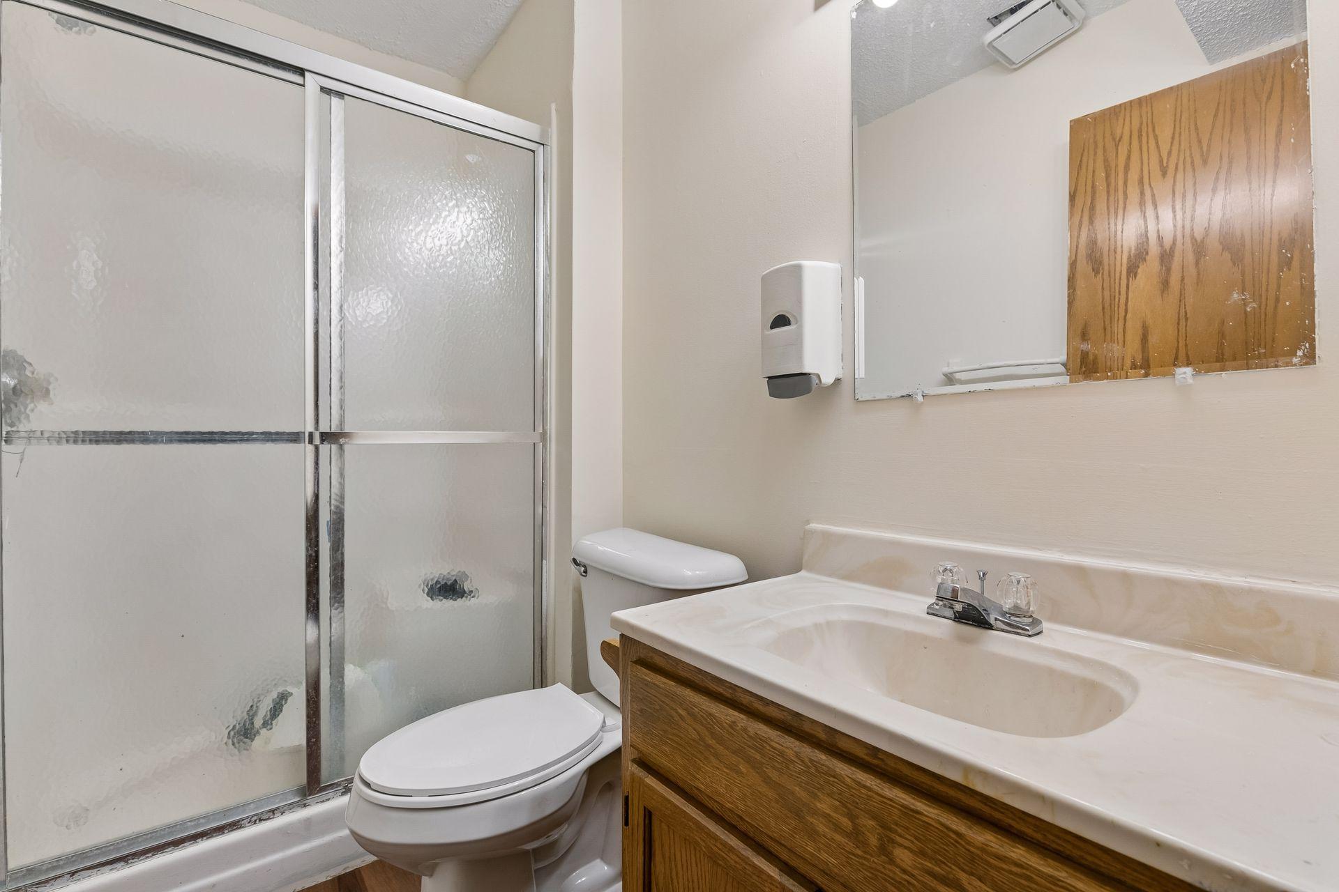 Lower level full bath