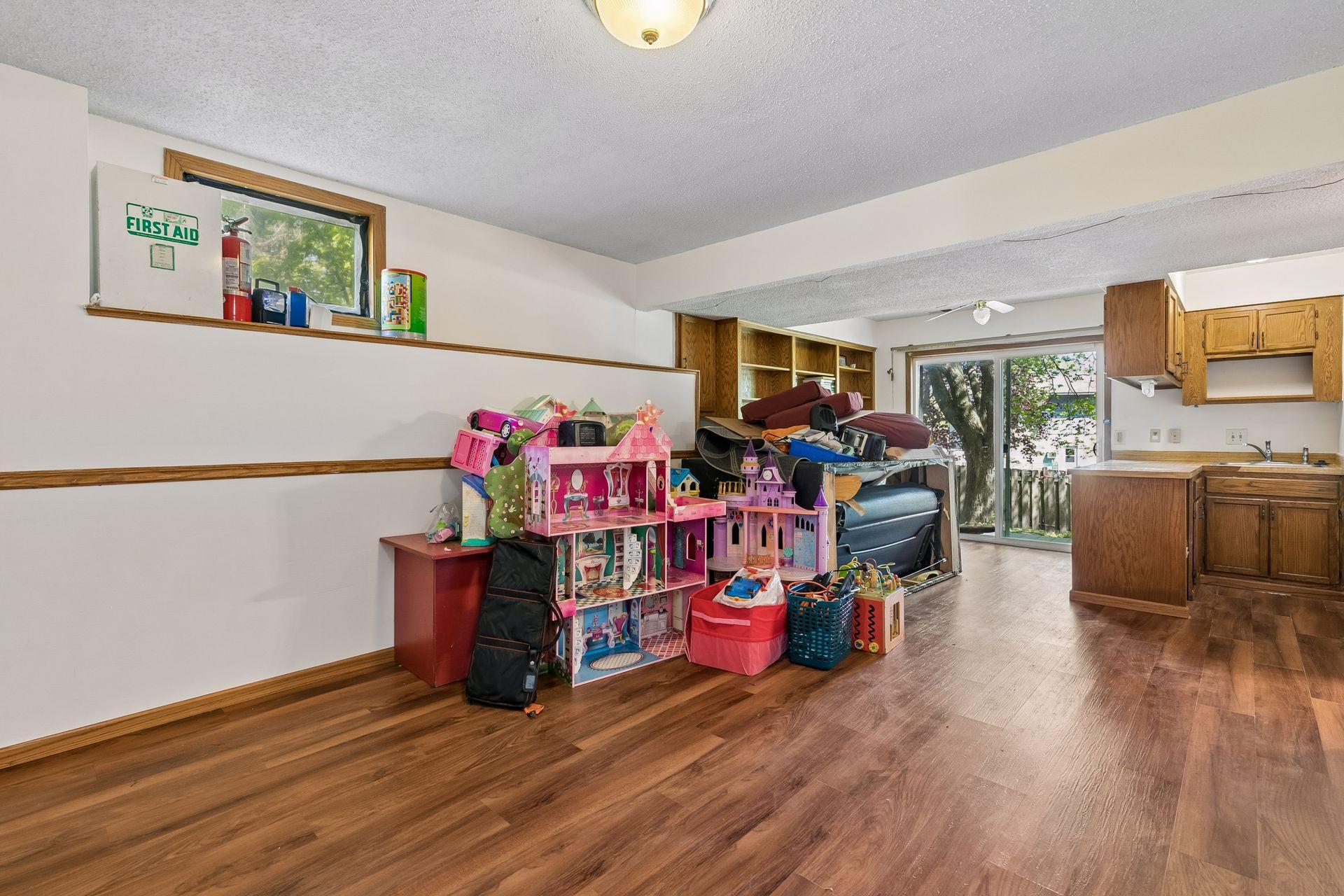 Lower level family room