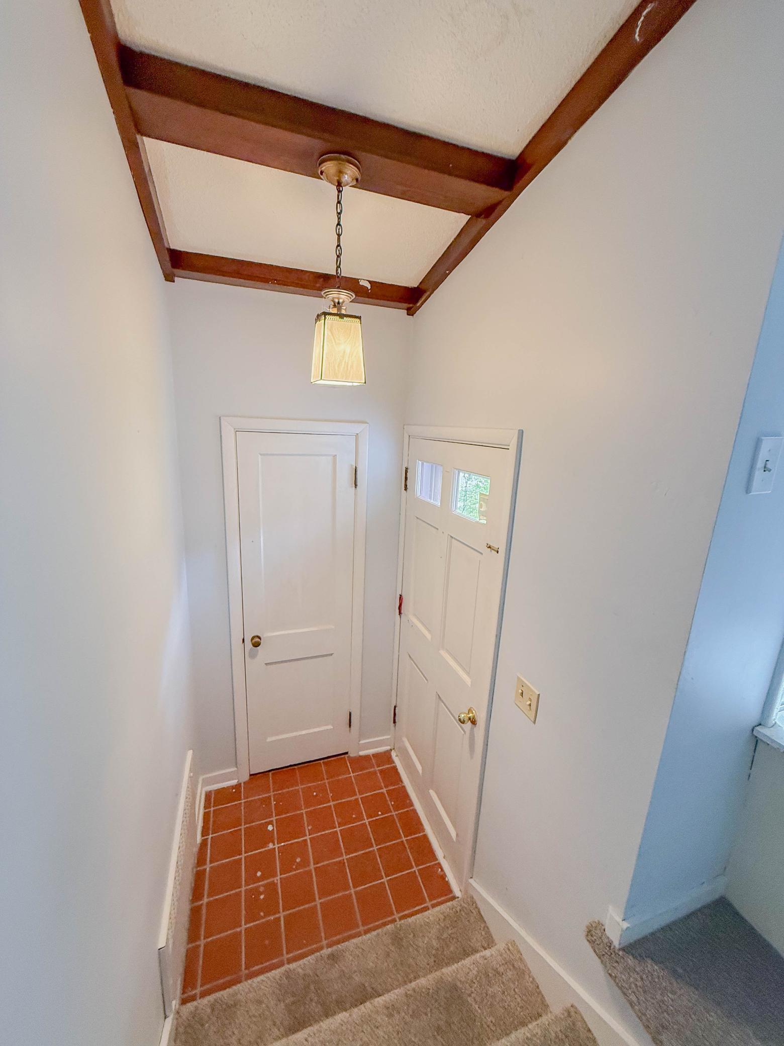 1 of 2 front entrances
