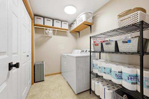 Laundry room in lower level (W/D included)
