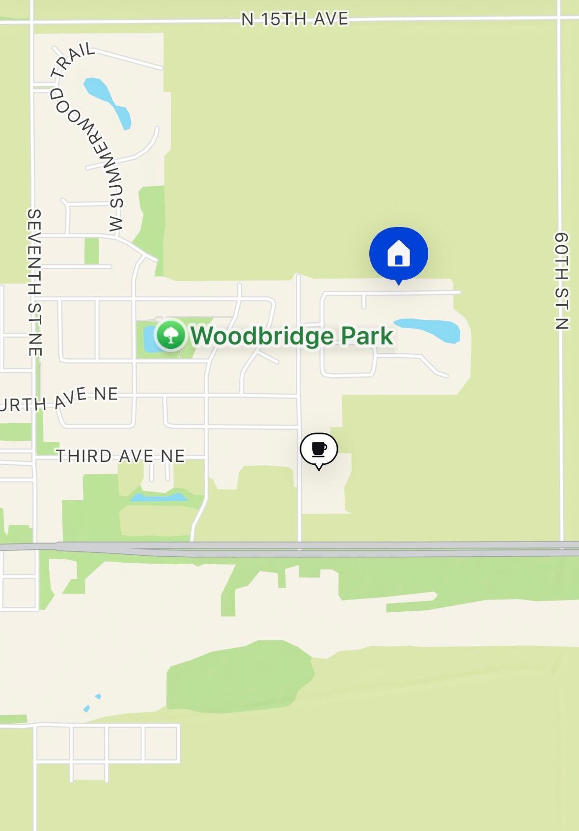 Neighborhood views to ponds, parks, etc.