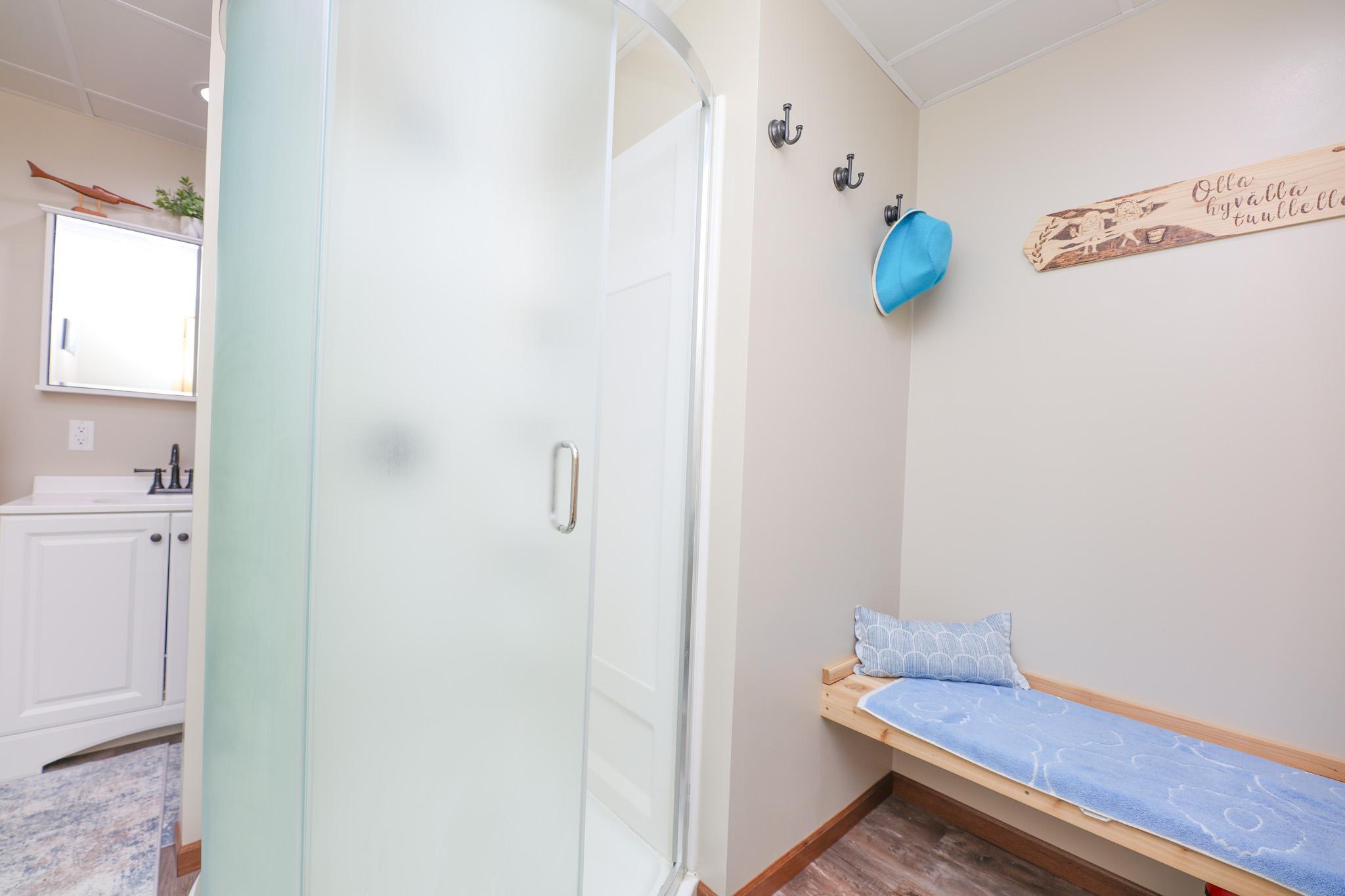 Lower Level Bathroom | Shower