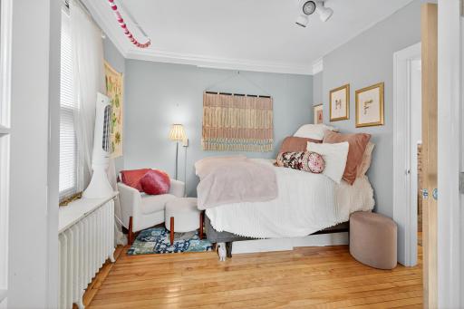 First bedroom on main in the front of the house level