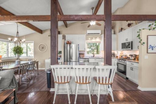 Open and bright yet warm and cozy - great main floor for entertaining and day-to-day living.