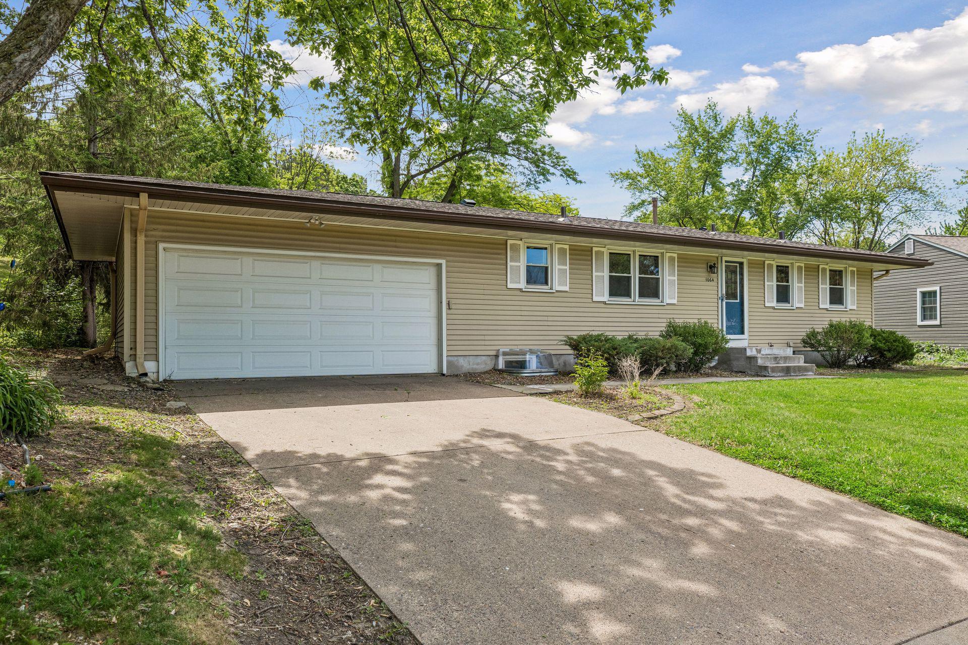 Home features 3 bedrooms on one level, a nice kitchen/dining layout, and a yard that can't be beat