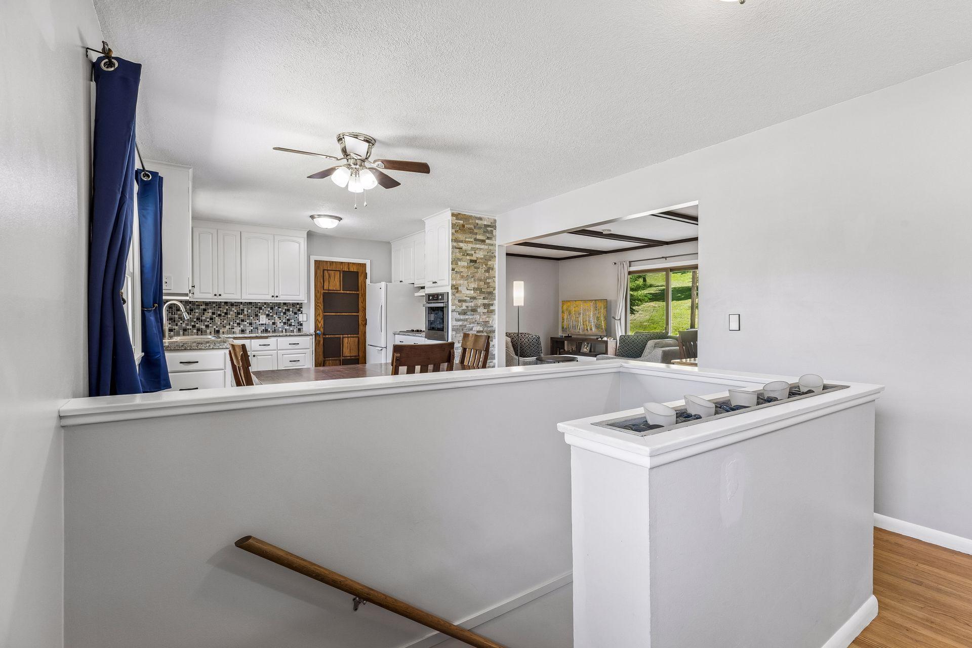 Nicely open plan with good flow between dining, living, and kitchen while bedrooms feel more private
