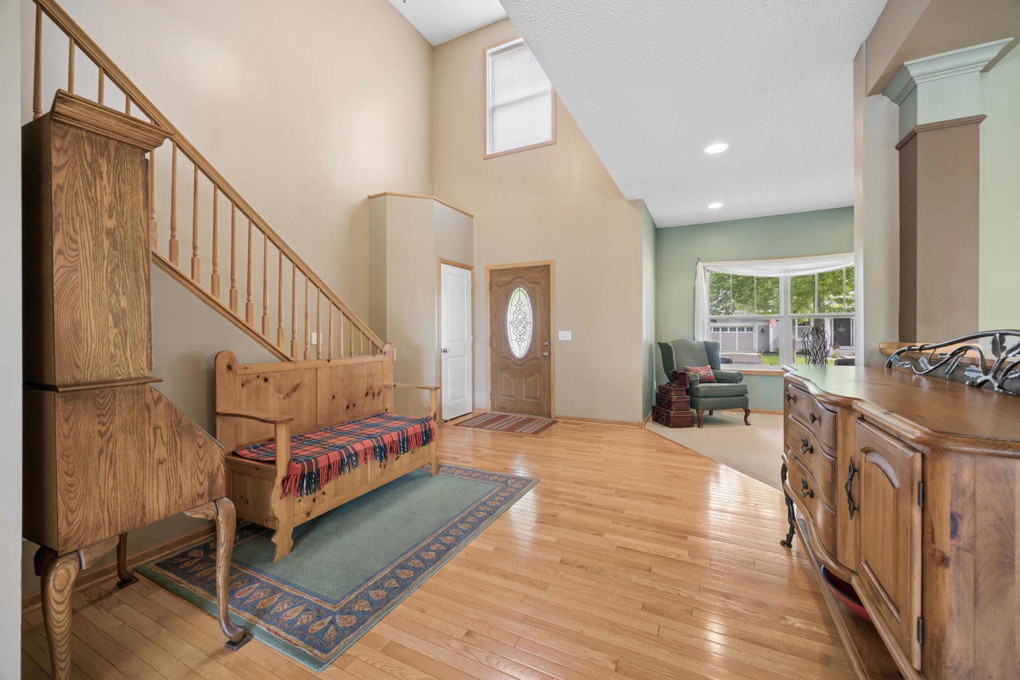 Impressive open foyer to greet your guests