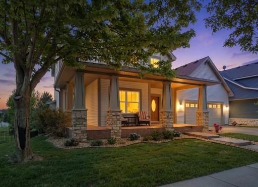 Enjoy an evening gathering on the wraparound front porch
