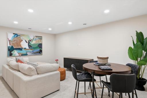 Finished basement offers valuable additional living space *Photos are of like home and may not depict actual home plan. Configurations, features, materials and finishes may contain options that are not included in the price.