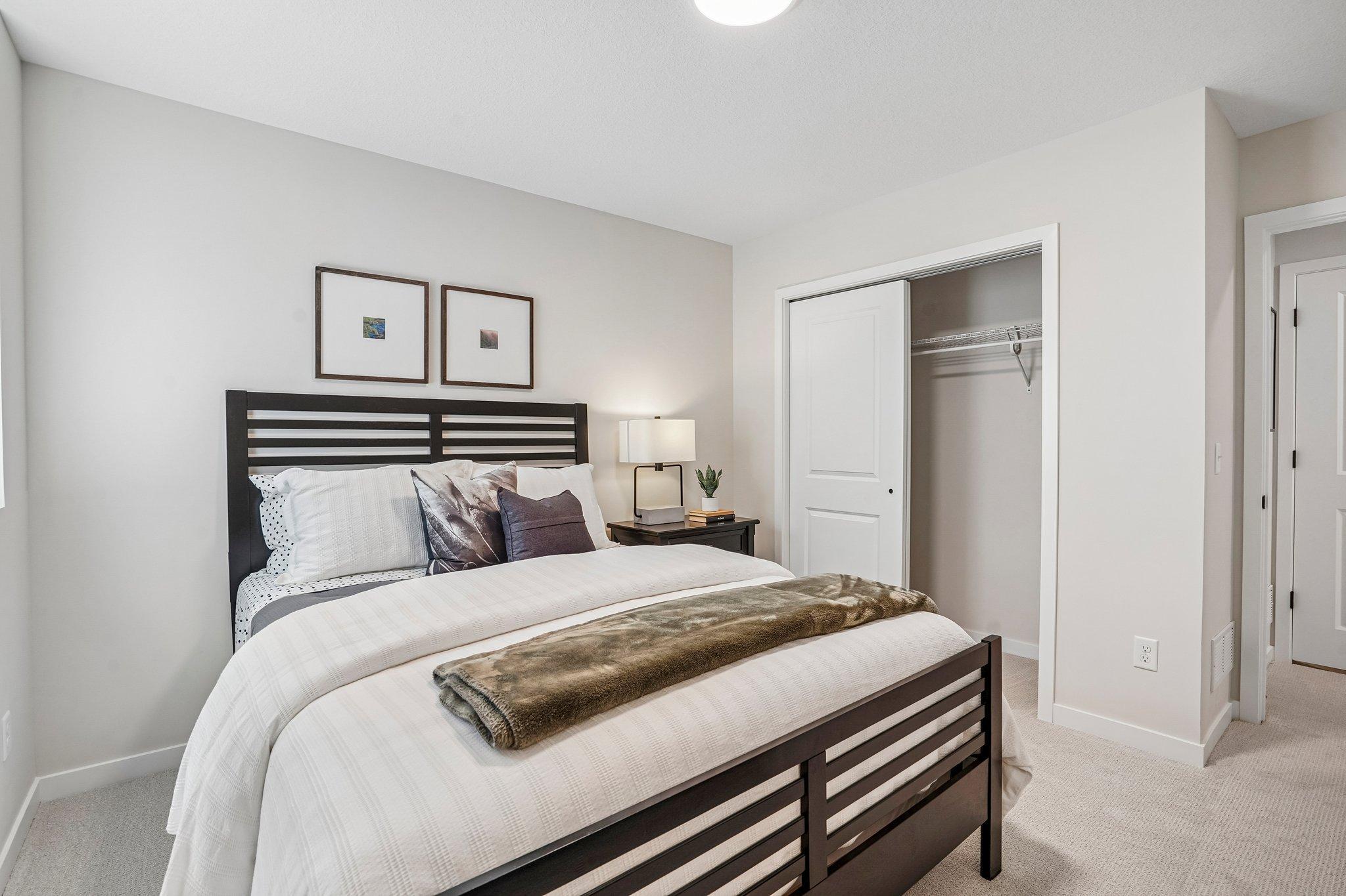 Secondary Bedroom located in the lower level.