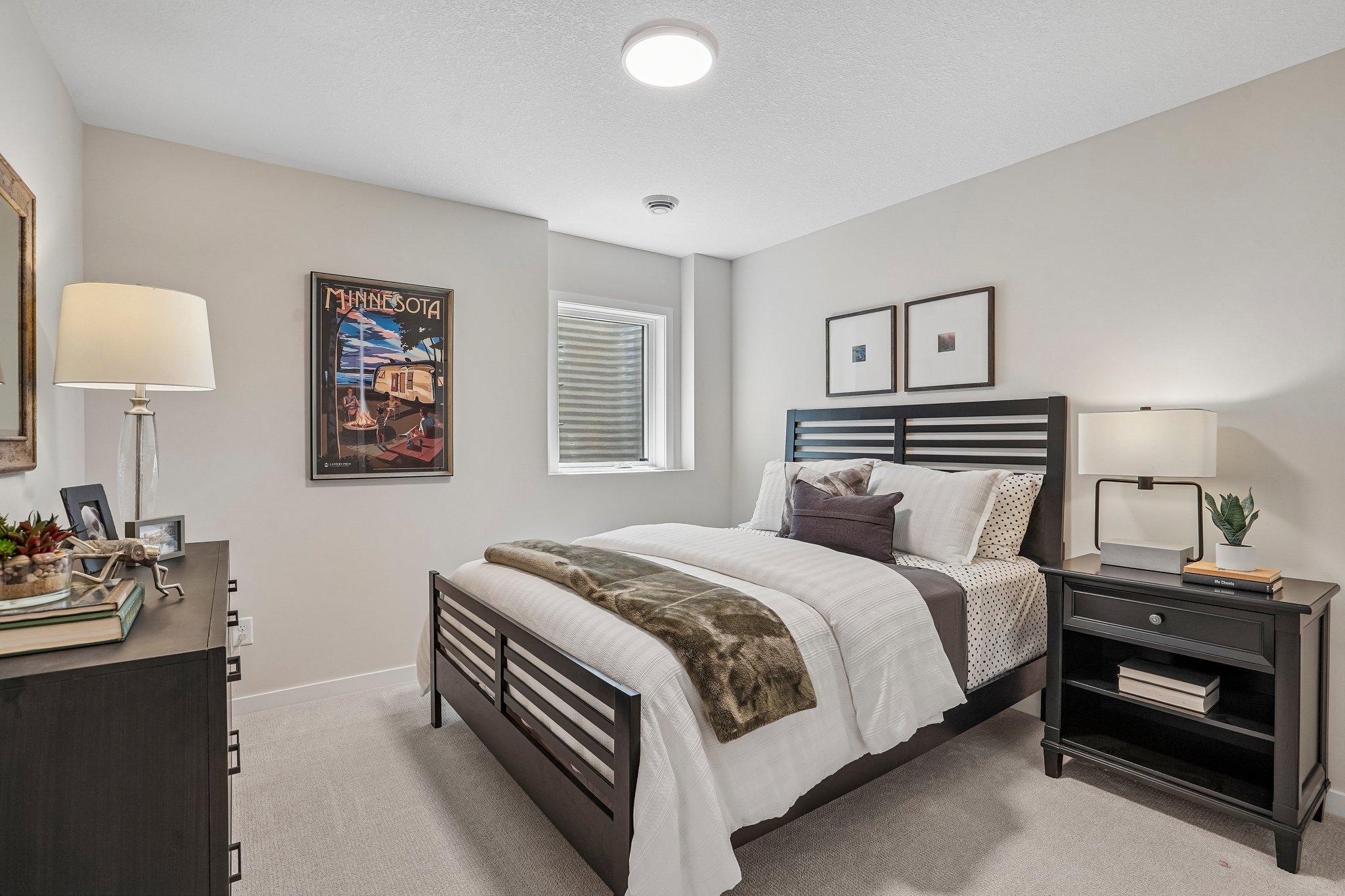 Secondary Bedroom located in the lower level.