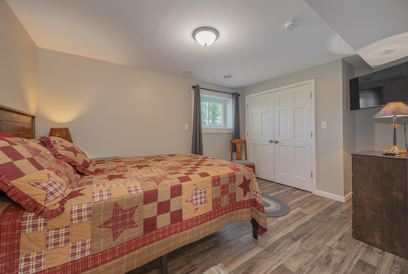 Lower level bedroom