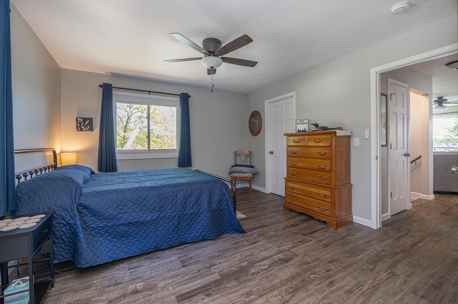 Spacious main floor bedroom