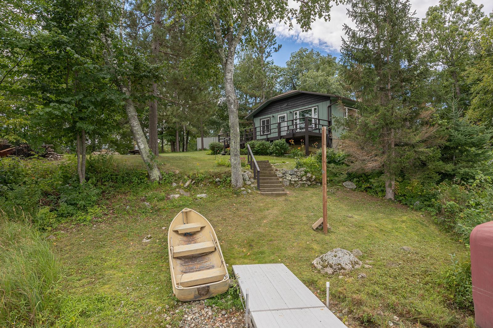 Views of home from lake