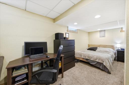 Lower level includes bedroom space ... could be used as an in-law suite.