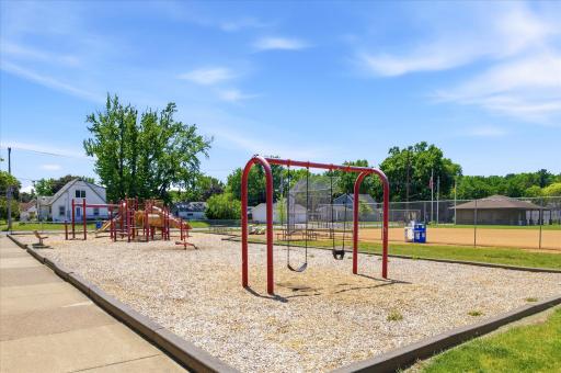 Playground at Vets Field across the street from home.