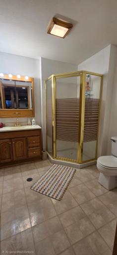 Lower level 3/4 bath