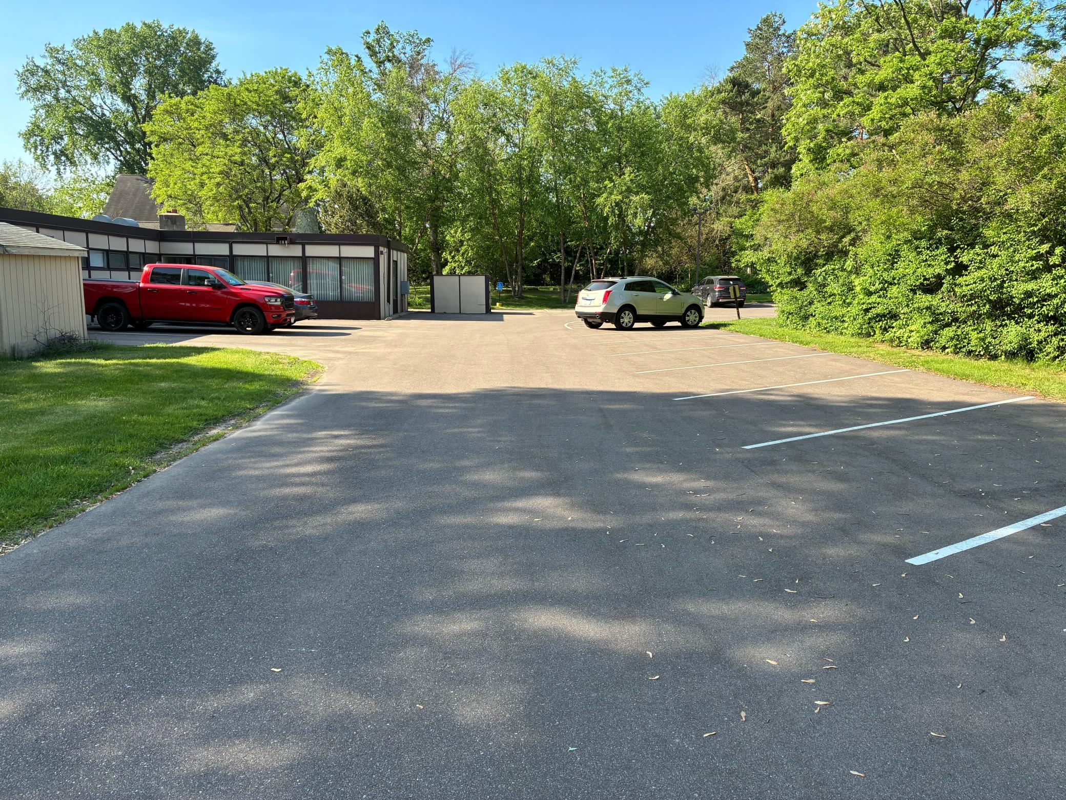 rear parking lot
