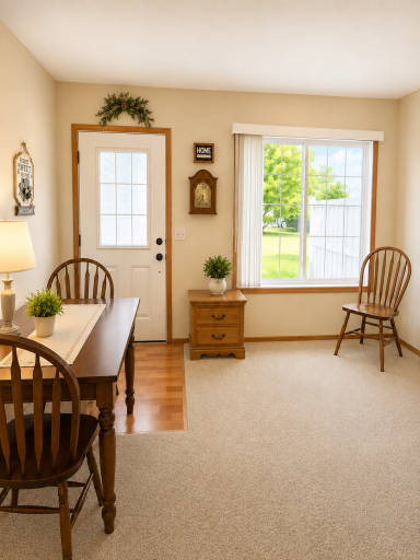 Entrance to home and spacious Living Room!