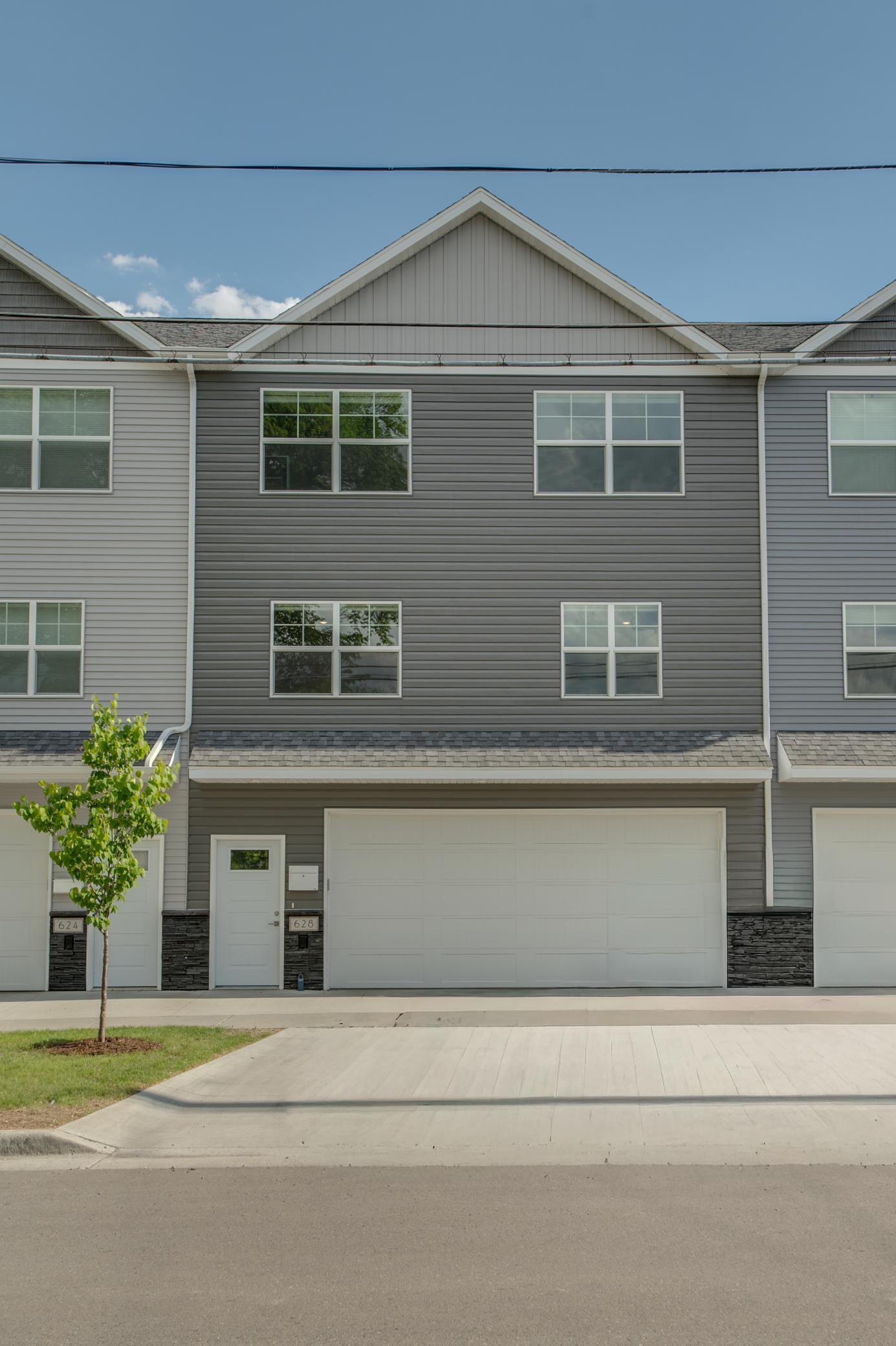 Front View-Modern Townhome