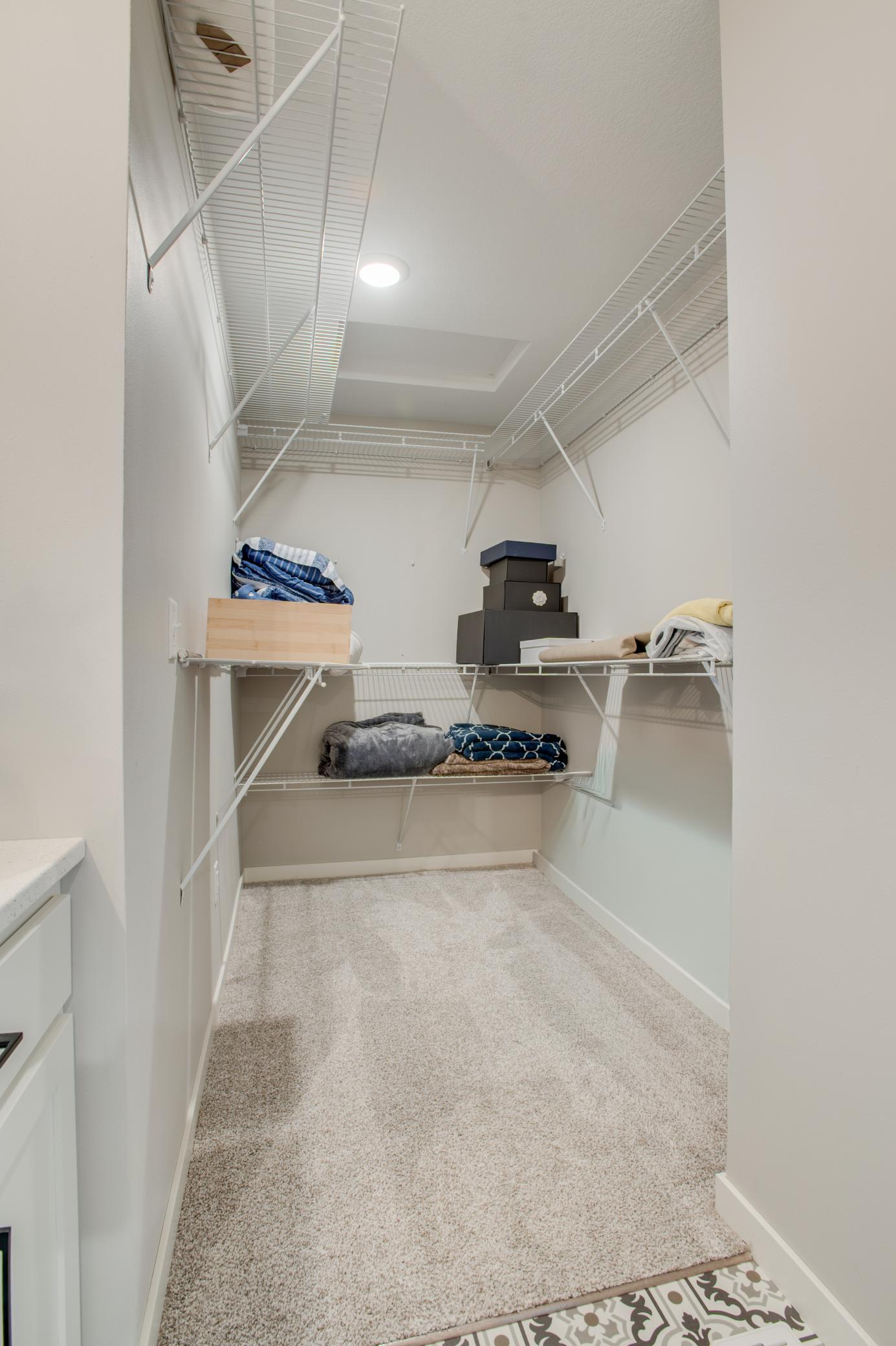 Spacious Primary Walk-In Closet