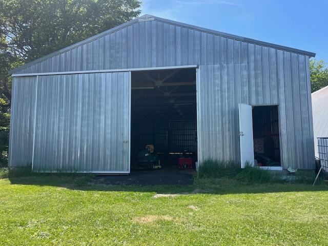 36 wide x 64 deep pole shed